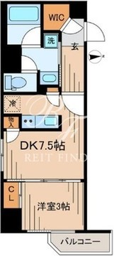 レヴァンテ浅草観音壱 301 間取り図