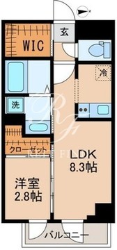 レヴァンテ浅草観音壱 302 間取り図