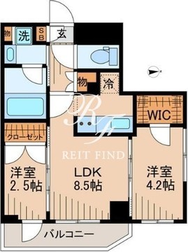 レヴァンテ浅草観音壱 403 間取り図