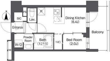 コンフォリア森下サウス 403 間取り図