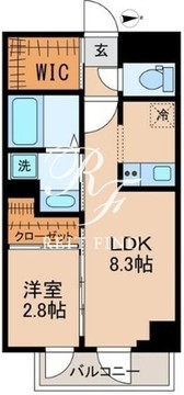 レヴァンテ浅草観音壱 402 間取り図