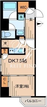 レヴァンテ浅草観音壱 601 間取り図