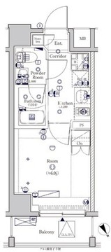 シーフォルム大井町 402 間取り図