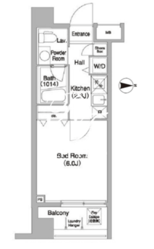 コンフォリア本所吾妻橋 204 間取り図