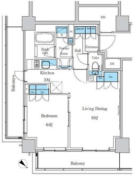 パークアクシス滝野川ラブリーズ 528 間取り図