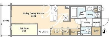 コンフォリア北沢 209 間取り図