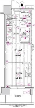 ガーラ・グランディ深川住吉 502 間取り図