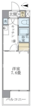 イーストコート芝 1002 間取り図