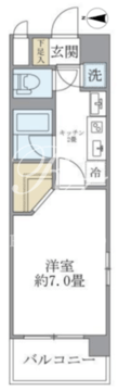 イーストコート芝 701 間取り図