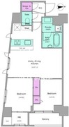 クレヴィアリグゼ西巣鴨 202 間取り図