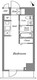 ルクレ西新宿 702 間取り図