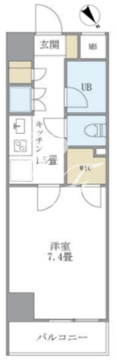 KDXレジデンス西新宿 705 間取り図