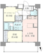 ＣＡＳＡ　ＥＳＴ　ＣＯＲＴＡ 902 間取り図