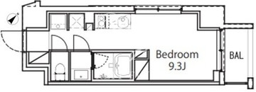オジオ両国2 301 間取り図