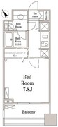パークハビオ京橋 1102 間取り図