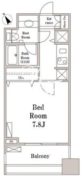 パークハビオ京橋 1102 間取り図