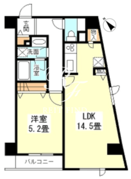 TKフラッツ渋谷 306 間取り図