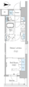ＦＯＲＥＳＴＡ湊町 804 間取り図
