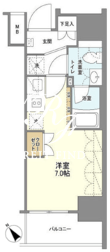 ＳＩＬ西五反田 401 間取り図