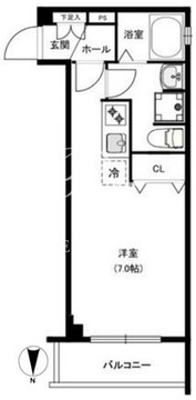 クリアルプレミア目黒 105 間取り図
