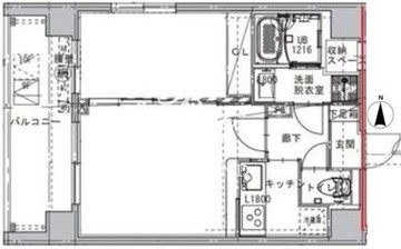 コンフォリア幡ヶ谷 901 間取り図