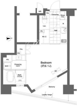 プライムアーバン目黒大橋ヒルズ 215 間取り図