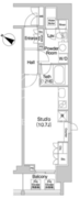 コンフォリア北参道 1201 間取り図