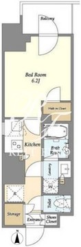 ドゥーエ亀戸 308 間取り図