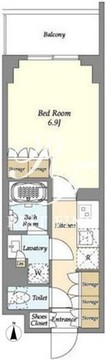 ドゥーエ亀戸 905 間取り図