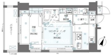 ズーム日本橋浜町 803 間取り図
