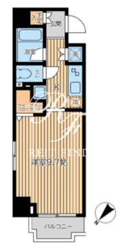 シティスパイア蔵前 903 間取り図