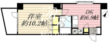 HF八丁堀レジデンス2 704 間取り図
