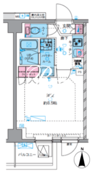 ジェノヴィア四谷三丁目グリーンヴェール 210 間取り図