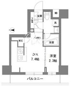 ラグゼナ錦糸町 503 間取り図