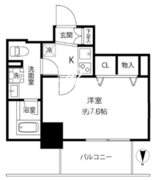 プレール・ドゥーク浅草橋 502 間取り図