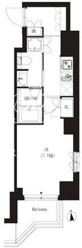 大森ウエスト 201 間取り図