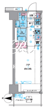 ジェノヴィア四谷三丁目グリーンヴェール 804 間取り図