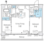 コスモグラシア内神田 503 間取り図