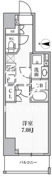 シーズンフラッツ池袋 1102 間取り図