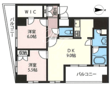 エスティメゾン浅草駒形 906 間取り図