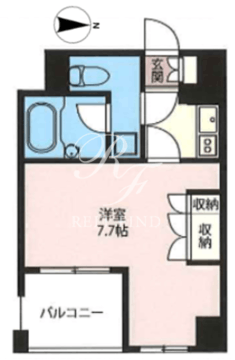 エスティメゾン浅草駒形 205 間取り図