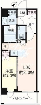デュオステージ下落合 605 間取り図