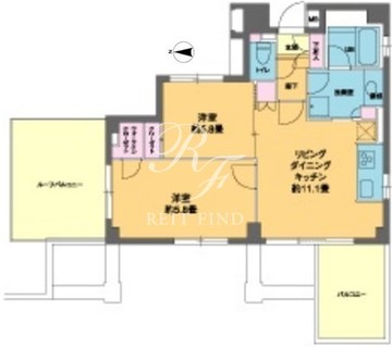 カスタリア高輪台2 701 間取り図