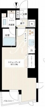 カスタリア新宿御苑 308 間取り図