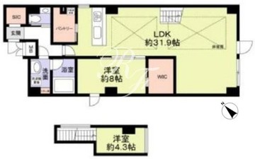 ブレイブ赤坂 102 間取り図