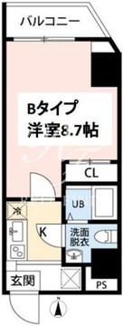 スカイ錦糸町 302 間取り図