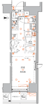 クレイシアIDZ蒲田 901 間取り図