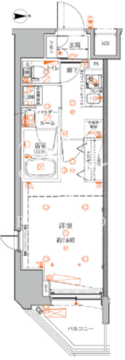 クレイシアIDZ蒲田 1103 間取り図