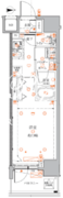クレイシアIDZ蒲田 302 間取り図