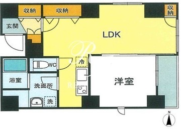 アスカレジデンス戸越銀座 901 間取り図